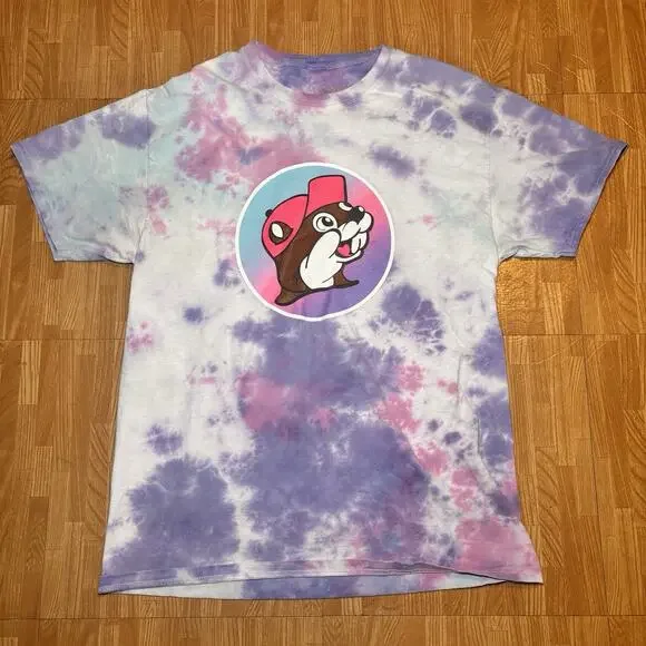 Buc-ee’s Tie Dye T-Shirt Medium Multicolor Take Me To Buc-ee’s - Picture 2 of 5